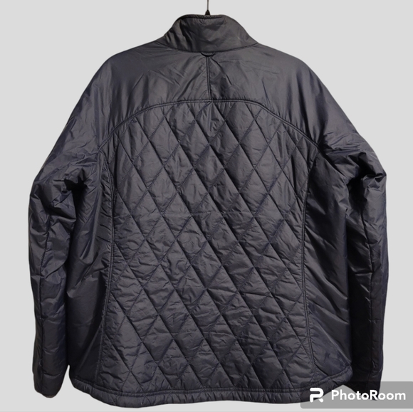 Eddie Bauer Quilted Jacket Womens XXL Navy Blue Zip-Pockets Puffer Lightweight - Picture 7 of 11